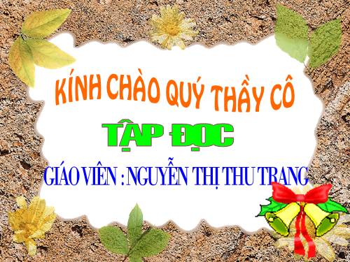 Tuần 1. Tặng cháu