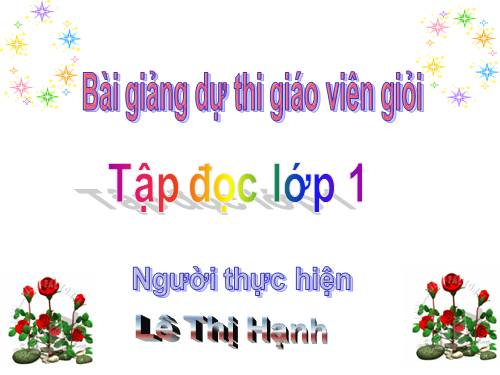 Tuần 8. Kể cho bé nghe