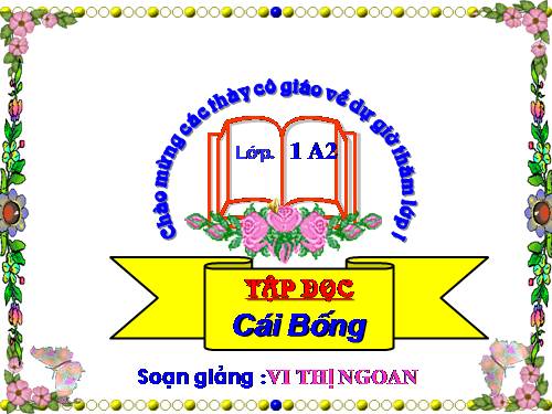 Tuần 2. Cái Bống