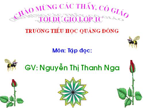 Tuần 1. Tặng cháu