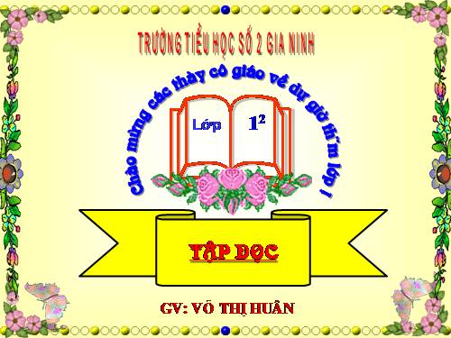 Tuần 2. Cái Bống