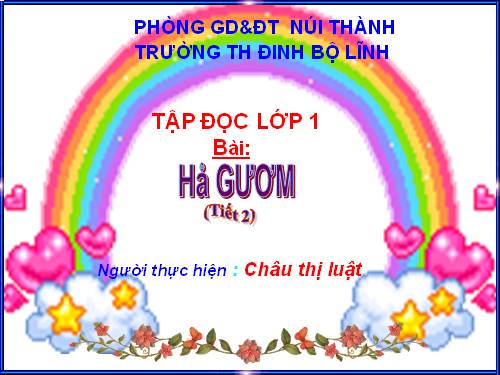 Tuần 9. Hồ Gươm