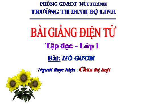 Tuần 9. Hồ Gươm