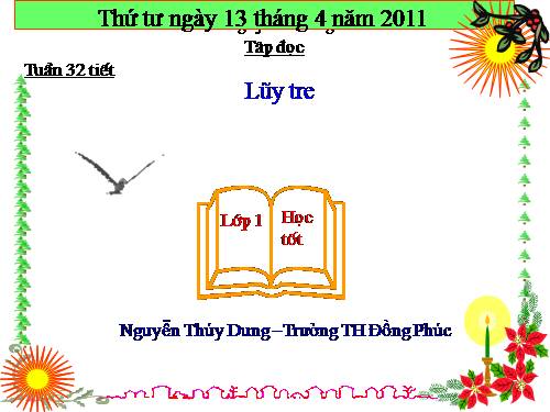 Tuần 9. Luỹ tre