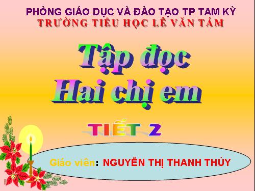 Tuần 8. Hai chị em