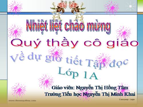 Tuần 3. Ai dậy sớm