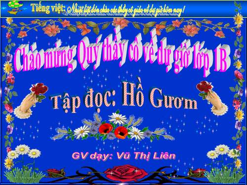 Tuần 9. Hồ Gươm