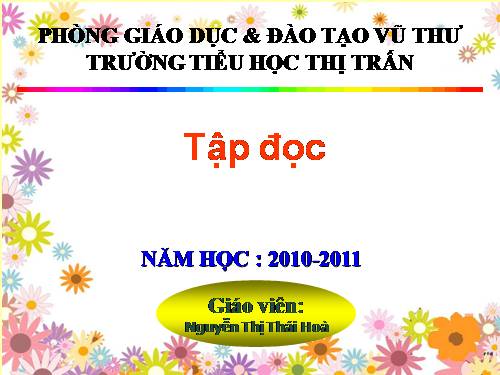 Tuần 1. Tặng cháu