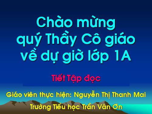 Tuần 3. Ai dậy sớm