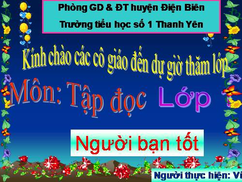 Tuần 7. Người bạn tốt