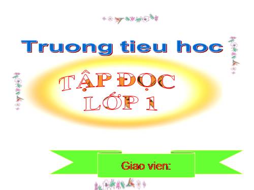 Tuần 5. Ngôi nhà