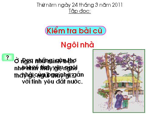 Tuần 5. Quà của bố