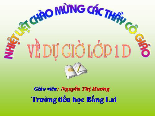 Tuần 1. Tặng cháu