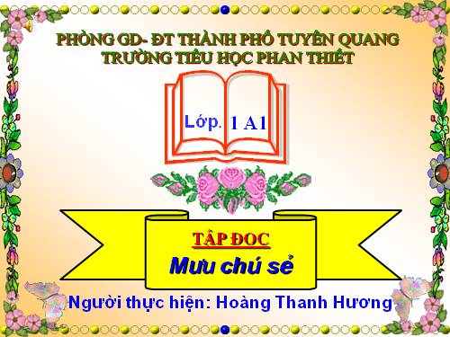 Tuần 3. Mưu chú Sẻ