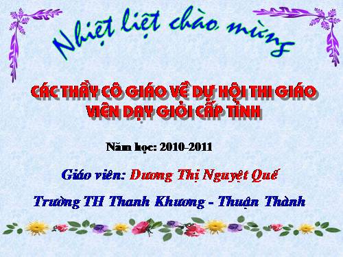 Tuần 1. Trường em