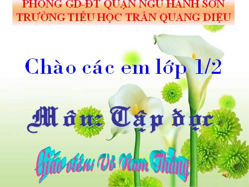 Tuần 3. Hoa ngọc lan