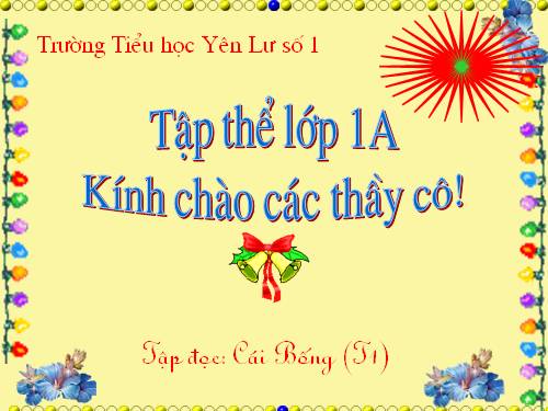 Tuần 2. Cái Bống