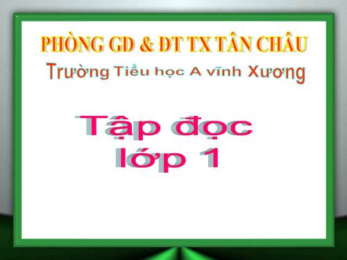 Tuần 6. Chú công