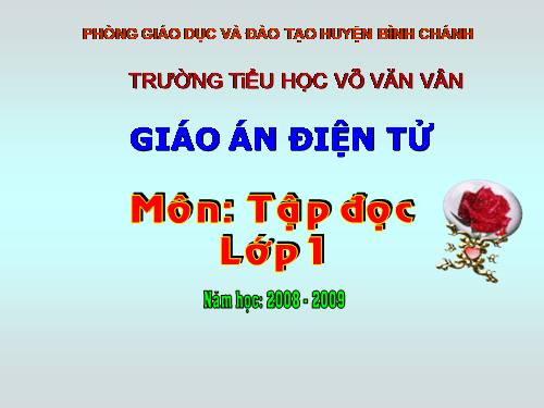 Tuần 8. Kể cho bé nghe