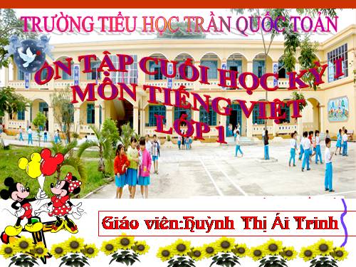 ÔN TẬP CUỐI HKI - LỚP 1 - NĂM HỌC 2010-2011