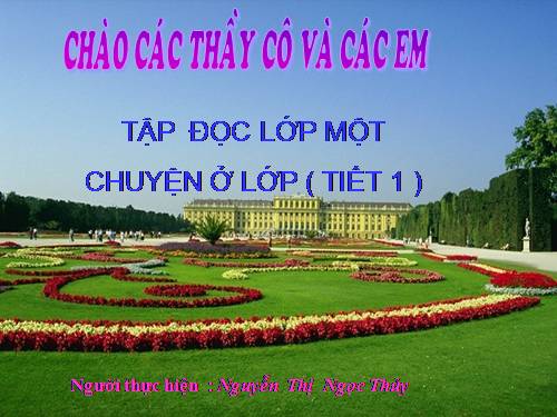 Tuần 7. Chuyện ở lớp