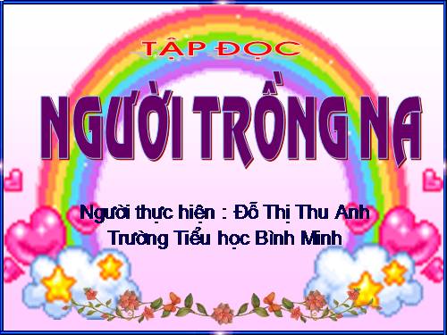 Tuần 11. Người trồng na