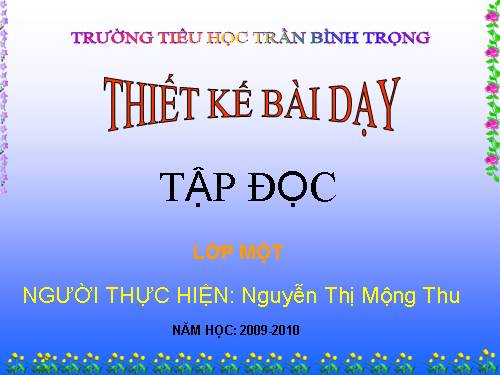 Tuần 9. Luỹ tre