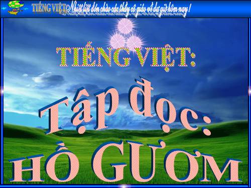 Tuần 9. Hồ Gươm