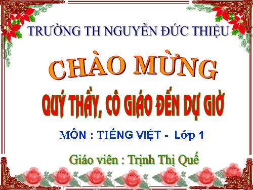 Tuần 3. Ai dậy sớm