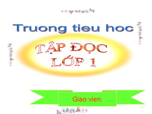 Tuần 5. Ngôi nhà