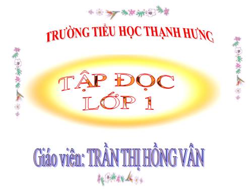 Tuần 3. Ai dậy sớm