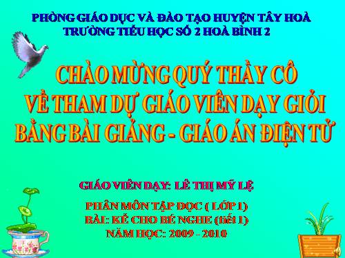 Tuần 8. Kể cho bé nghe