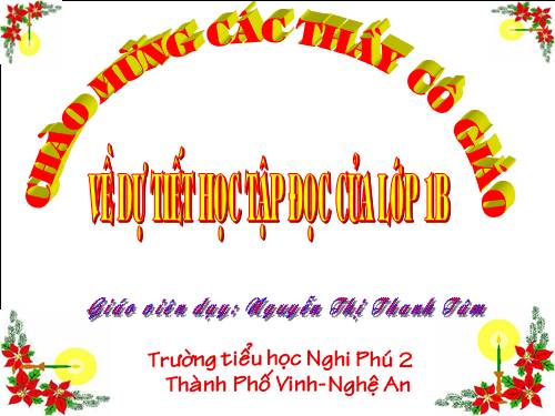 Tuần 5. Vì bây giờ mẹ mới về