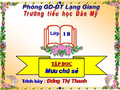 Tuần 3. Mưu chú Sẻ