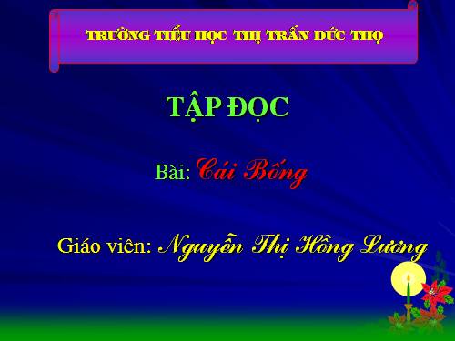 Tuần 2. Cái Bống