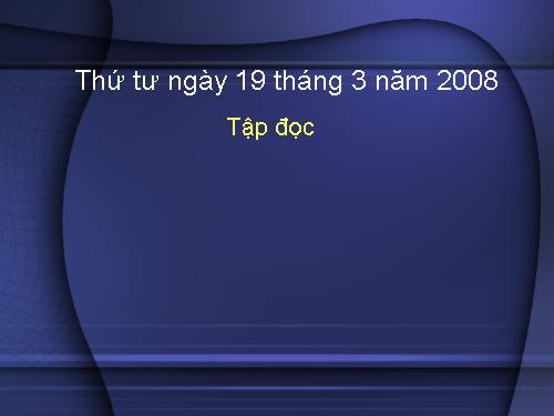 Tuần 2. Cái Bống