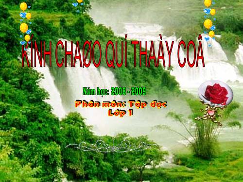 Tuần 8. Kể cho bé nghe