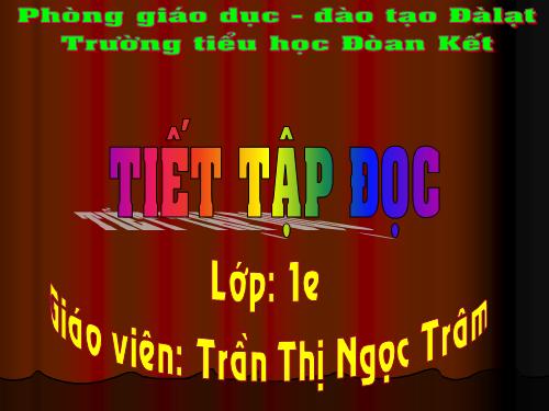 Tuần 6. Mời vào