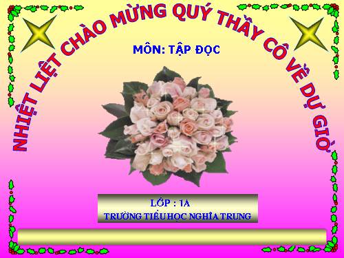 Tuần 1. Tặng cháu