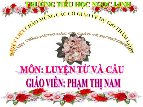 Tuần 10. MRVT: Từ ngữ về họ hàng. Dấu chấm, dấu chấm hỏi