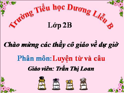 Tuần 24. MRVT: Từ ngữ về loài thú. Dấu chấm, dấu phẩy