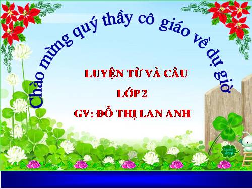 Tuần 7. MRVT: Từ ngữ về các môn học. Từ chỉ hoạt động