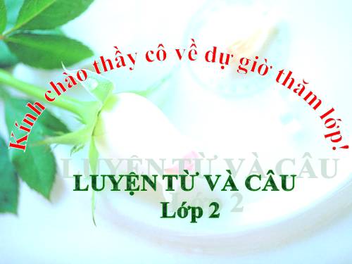 Tuần 11. MRVT: Từ ngữ về đồ dùng và công việc trong nhà