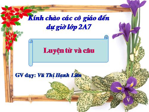 Tuần 8. Từ chỉ hoạt động, trạng thái. Dấu phẩy