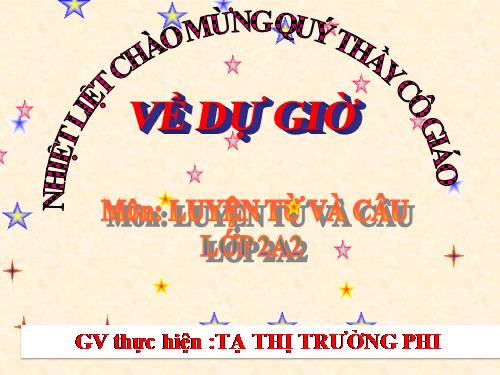 Tuần 16. Từ chỉ tính chất. Câu kiểu Ai thế nào? MRVT: Từ ngữ về vật nuôi