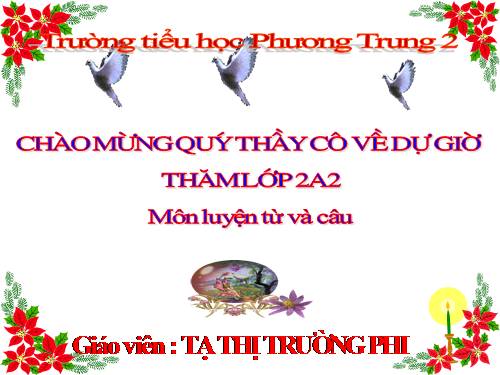 Tuần 10. MRVT: Từ ngữ về họ hàng. Dấu chấm, dấu chấm hỏi