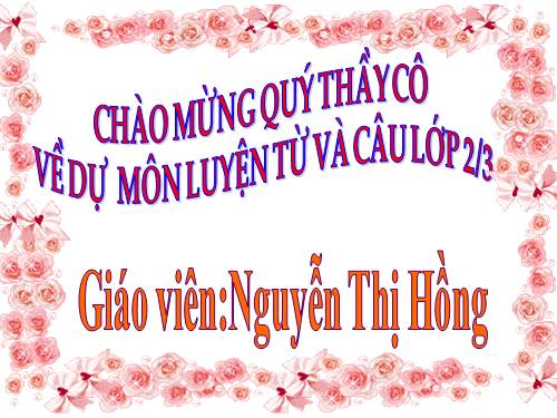 Tuần 10. MRVT: Từ ngữ về họ hàng. Dấu chấm, dấu chấm hỏi