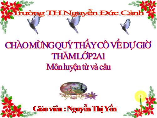 Tuần 10. MRVT: Từ ngữ về họ hàng. Dấu chấm, dấu chấm hỏi