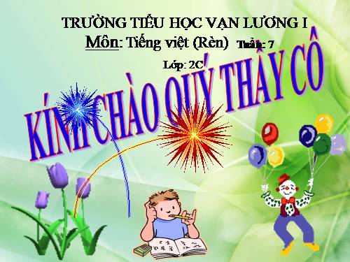 Tuần 7. MRVT: Từ ngữ về các môn học. Từ chỉ hoạt động