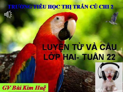 Tuần 22. MRVT: Từ ngữ về loài chim. Dấu chấm, dấu phẩy